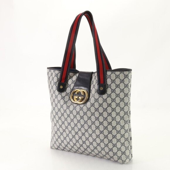 Authentic Gucci GG Marmont Sherry Large Tote Canvas Ophidia Shoulder Bag Handbag - Picture 3 of 9